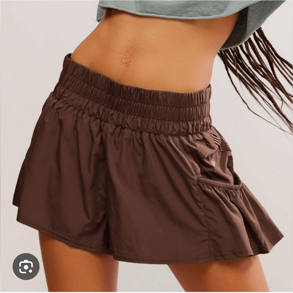 FP Movement Get Your Flirt On Brown Women's Shorts